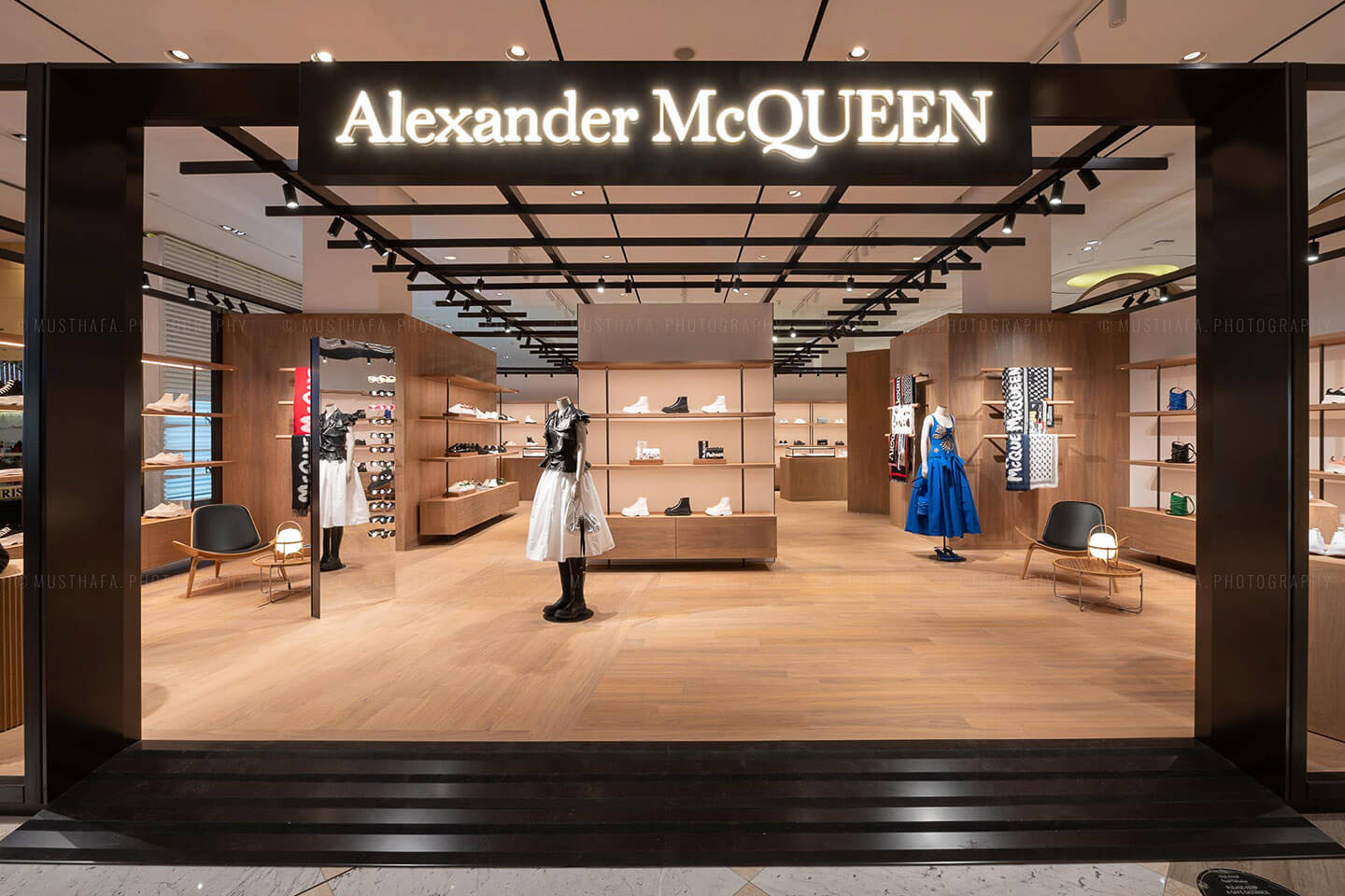 Before Alexander Mcqueen Level Store Dubai Mall Editing Photography Techniques Interior UAE Abu Dhabi 1