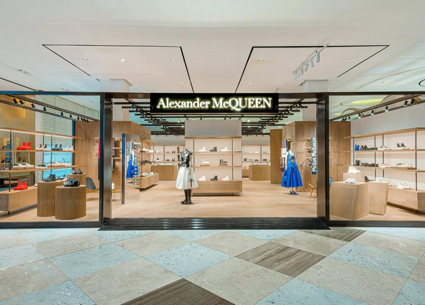 Alexander Mcqueen Dubai Mall Level Store Kuwait Dubai Interior Retail Store Photography Professional Freelance Photographer Abu Dhabi UAE 01