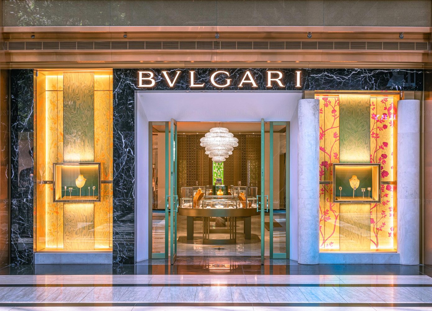 Bvlgari Flagship Bulgari Store Photography Dubai Kuwait Avenues Mall Riyadh Retail Boutique Interior Photographer Abu Dhabi UAE 12