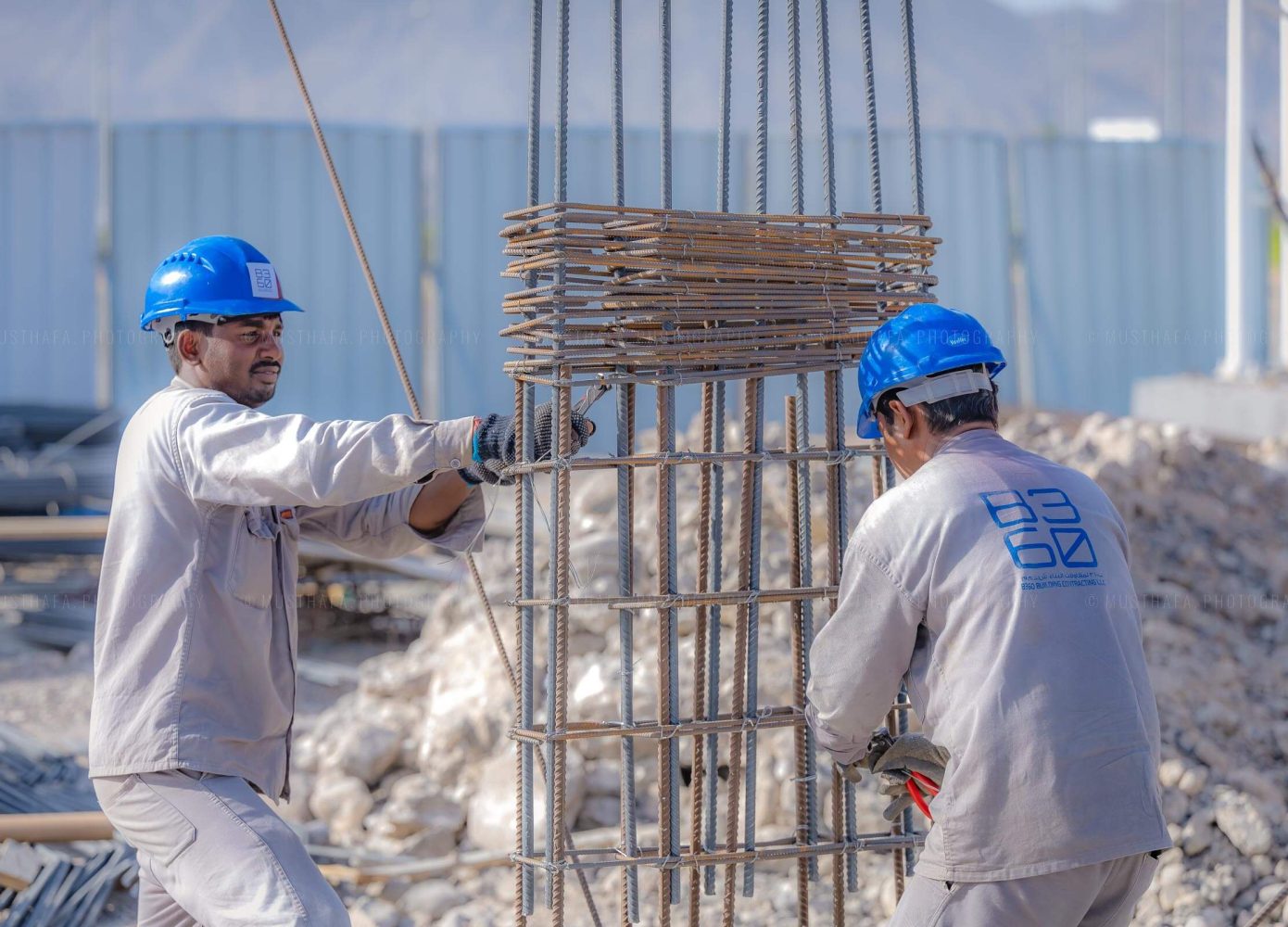 Construction Site Photography Dubai Freelancer Industrial Photographer Abu Dhabi UAE Kuwait KSA Riyadh architectural Architecture Exterior Building Worker 08