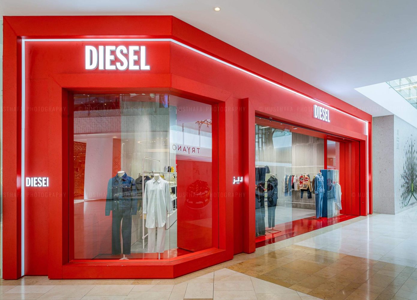 Diesel Retail Pop up Kiosk Interior Photographer in Dubai Abu Dhabi UAE Kuwait Riyadh Architecture Specialist 05