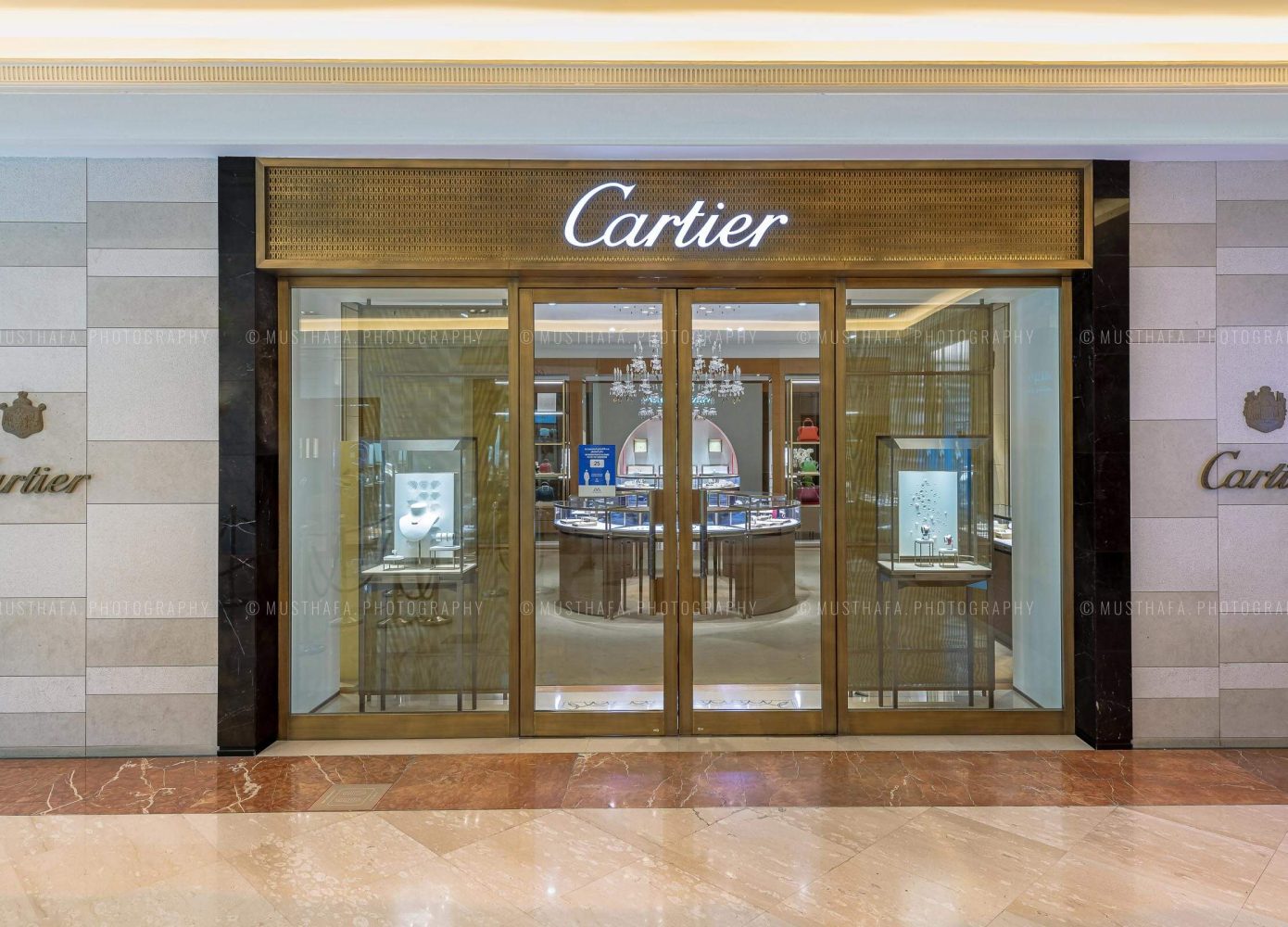 Exquisite Cartier Watch Store Interior Photography Kuwait Dubai Photographer Creative Photography Interior Architecture UAE Abu Dhabi 01