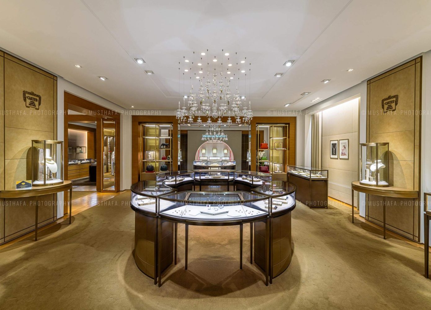 Exquisite Cartier Watch Store Interior Photography Kuwait Dubai Photographer Creative Photography Interior Architecture UAE Abu Dhabi 02