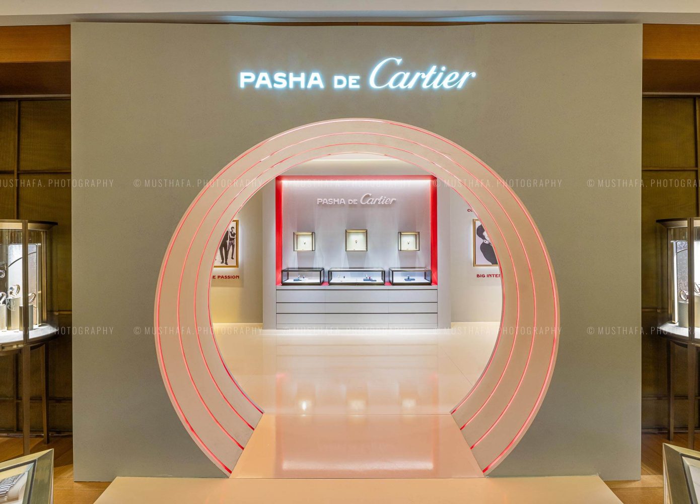 Exquisite Cartier Watch Store Interior Photography Kuwait Dubai Photographer Creative Photography Interior Architecture UAE Abu Dhabi 03