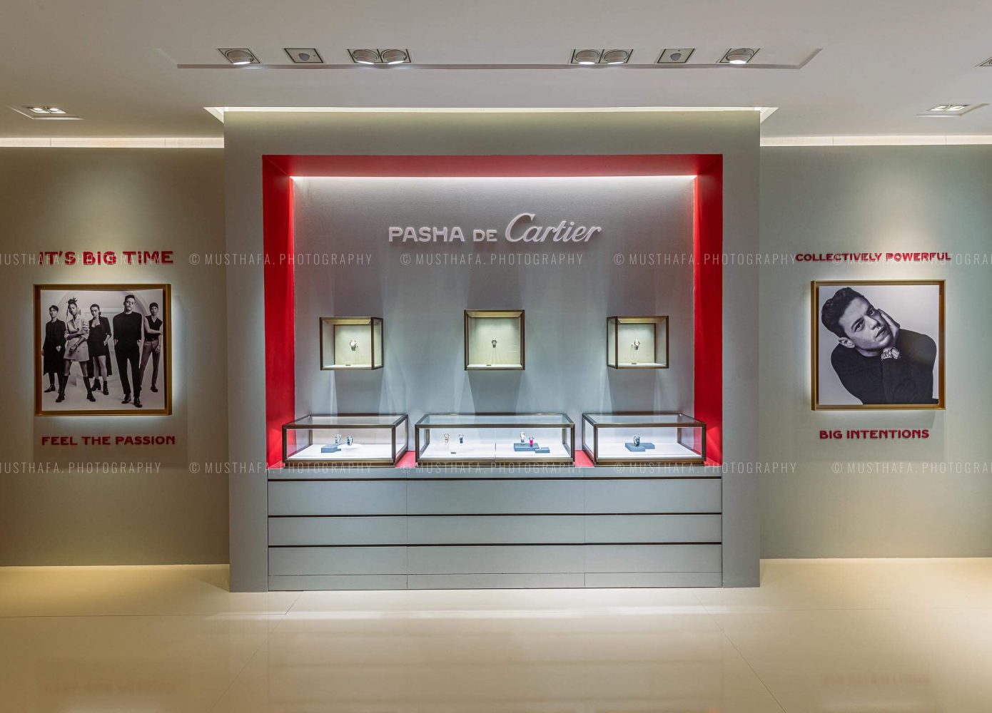 Exquisite Cartier Watch Store Interior Photography Kuwait Dubai Photographer Creative Photography Interior Architecture UAE Abu Dhabi 04