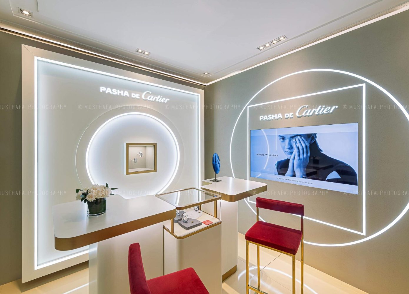 Exquisite Cartier Watch Store Interior Photography Kuwait Dubai Photographer Creative Photography Interior Architecture UAE Abu Dhabi 06