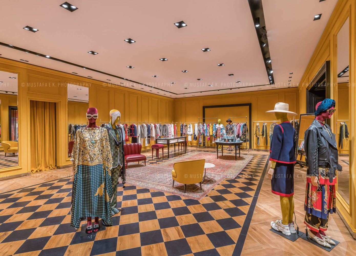 Gucci Store Dubai Famous Photographer Interior Architecture Photography UAE Kuwait Abu Dhabi Musthafa