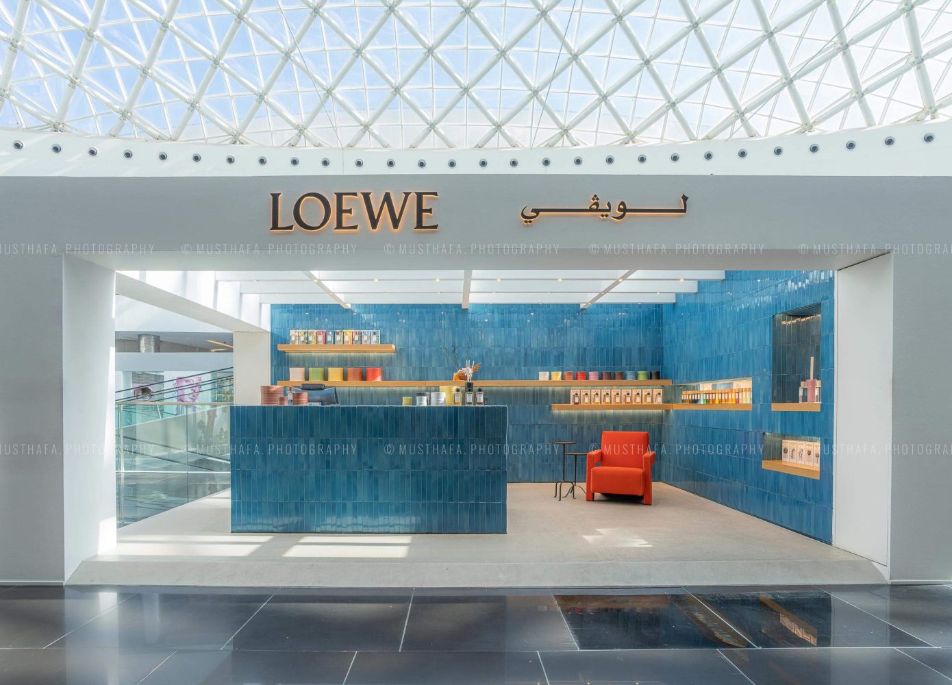 Loewe Perfumes Retail Pop Up store Al Rashid Mall Abha Saudi Arabia KSA photography interior Dubai UAE Qatar Kuwait Bahrain 01
