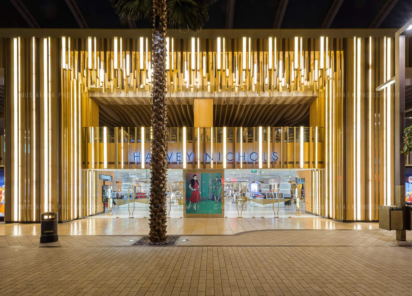 Photography Store Interior Harvey Nichols Dubai UAE Night Kuwait 01