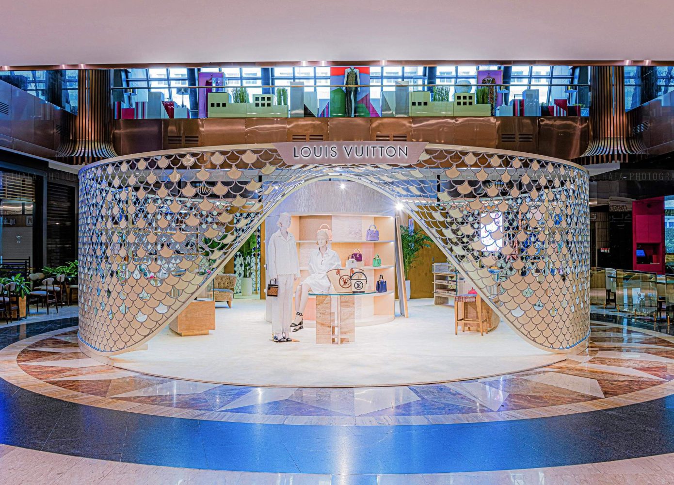 Pop up Photographer Dubai Louis Vuitton Retail Kiosk Interior Photography Dubai Kuwait Riyadh 01
