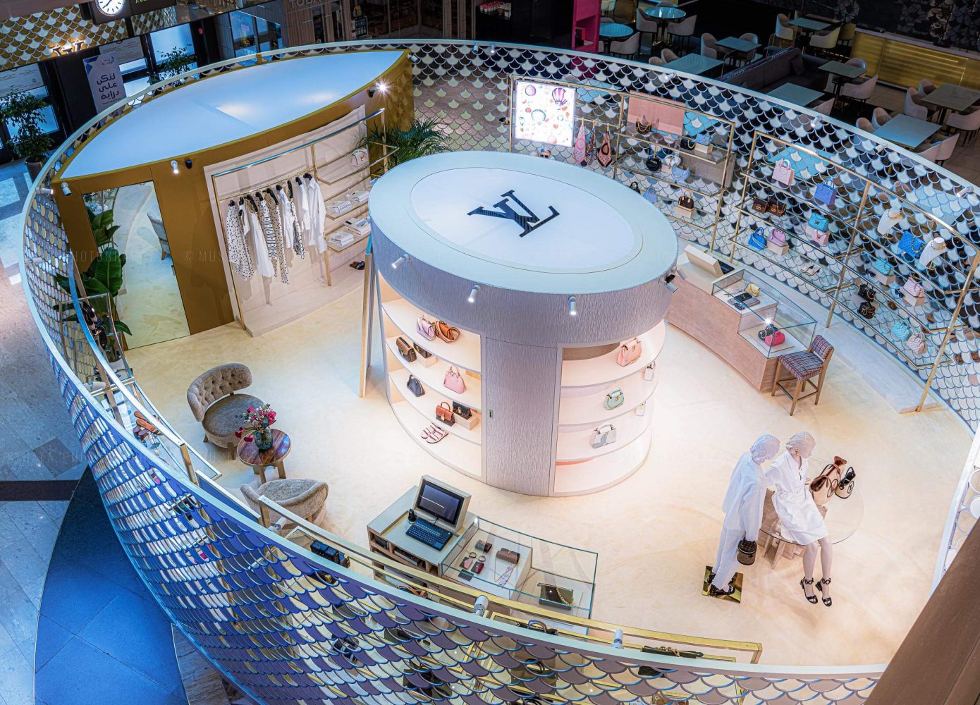 Pop up Photographer Dubai Louis Vuitton Retail Kiosk Interior Photography Dubai Kuwait Riyadh 12