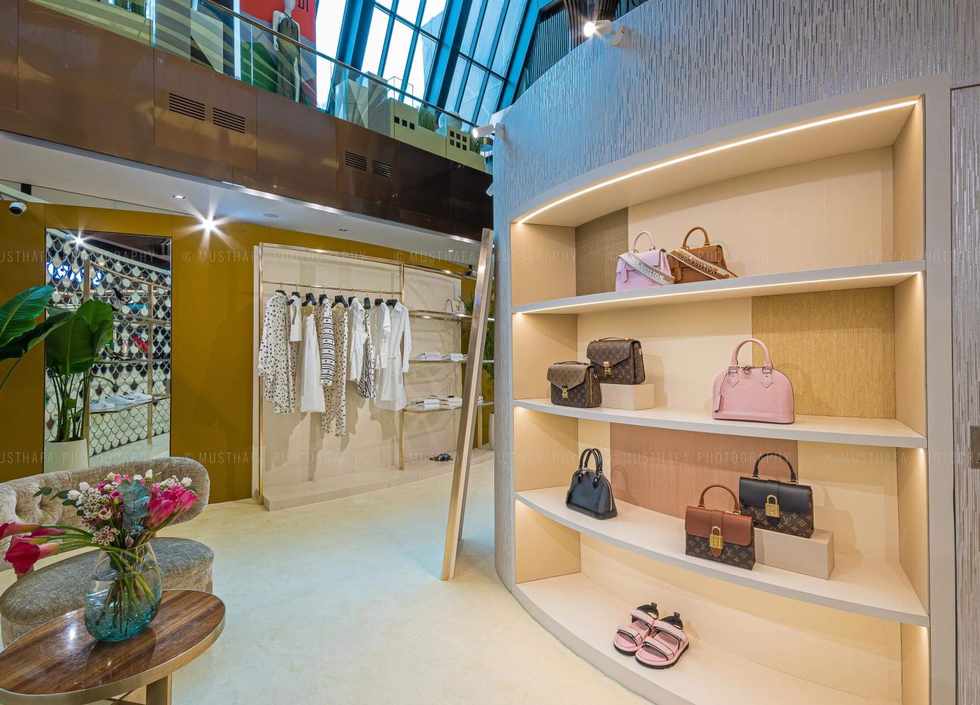 Pop up shop boutique louis vuitton interior photography architectural photographer Dubai Abu Dhabi UAE Qatar Doha Kuwait Bahrain Oman Saudi Arabia KSA Riyadh Bahrain 08