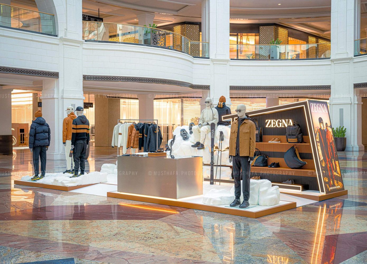 Zegna pop up boutique Dubai Mall MOE Mall Of Emirates photography interior architecture Dubai Abu Dhabi UAE Qatar Doha Kuwait Oman Saudi Arabia KSA Riyadh Bahrain 02