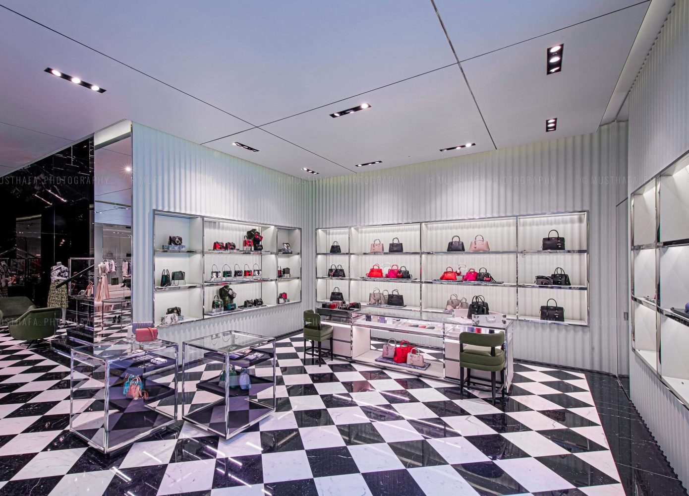 prada retail store high end boutique photography Dubai Abu Dhabi UAE Qatar Doha Kuwait Bahrain Oman Saudi Arabia KSA Riyadh Bahrain 05